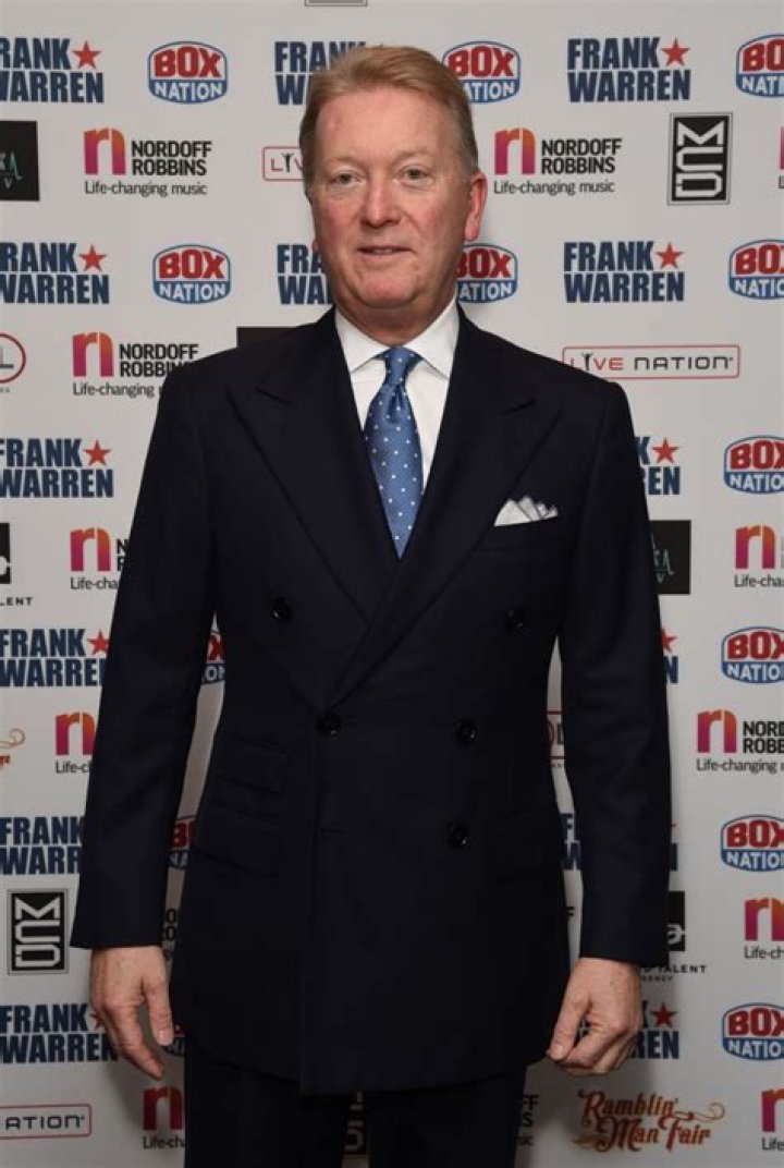 Frank Warren Biography, Age, Height, Wife, Net Worth, Family